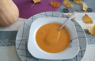 Velouté au potiron et au panais