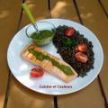 Saumon au pesto thaï