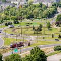 Rond-point à Bedzin (Pologne)