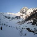 Ski alpinisme dans le Meiental