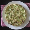 Tarte sans pâte aux courgettes