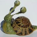 escargot papier maché. VENDU