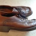 C622 : Chaussures cuir 70's P.44