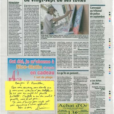 NIKOLLI, LE PEINTRE ALBANAIS, PRIVE DE VINGT-SEPT DE SES TOILES