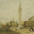 Guardi, Franscesco (1712-1793) - Venise, la Place Saint Marc avec la Basilique et le Campanile 