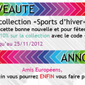 Sortie de la Collection Sports d'Hiver