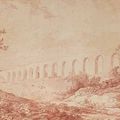 Hubert Robert (Paris 1733 - 1808), Vue de l'aqueduc de Maintenon