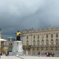 Nancy sous la pluie.