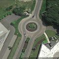 Rond-point à Drogenbos (Belgique)