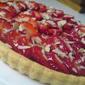 Tarte aux Fraise et à la crème d'amande....