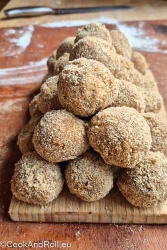 Arancini frits au risotto poireaux et miso