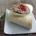 Wraps aux rillettes de jambon