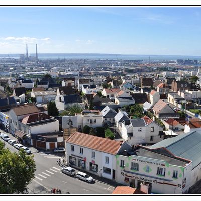 Eglise Sainte-Cécile (4/4) - Vue du clocher et avancée des travaux