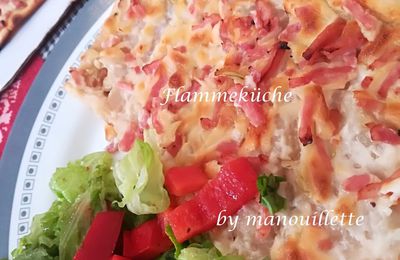 Flammeküche (tarte flambée)