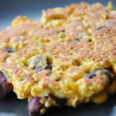 Galette Maïs et Haricots rouge