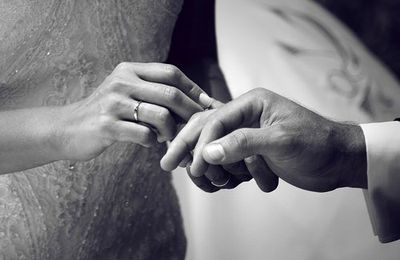 Tendance photos de mariage en noir et blanc