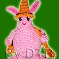 Pink Rabbit Monster