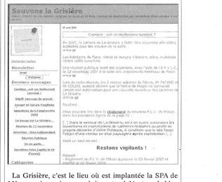 Le JSL parle de La Grisière