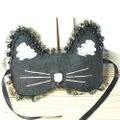 Un masque de chat mignon noir pour Halloween