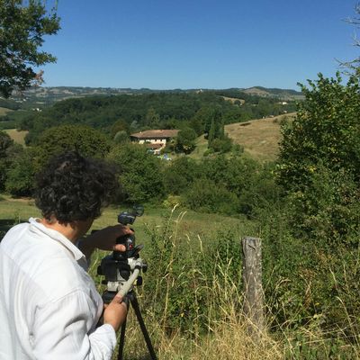 Vue et filmée depuis le chemin de randonnée…