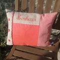 un autre coussin "country bonheur"