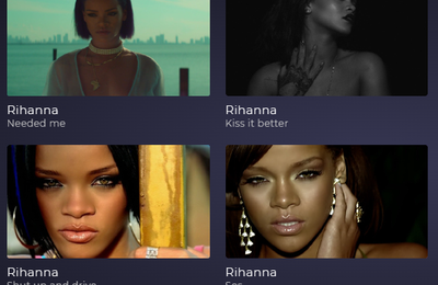 Playup te propose les chansons de Rihanna sur son site