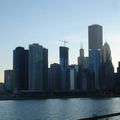 La vue des buildings de Chicago depuis la pointe