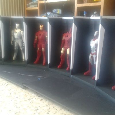 Salle des armures Iron Man 1/6 (partie 3: les armures)