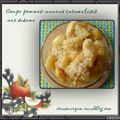 Coupe pommes-ananas caramelises aux sesame