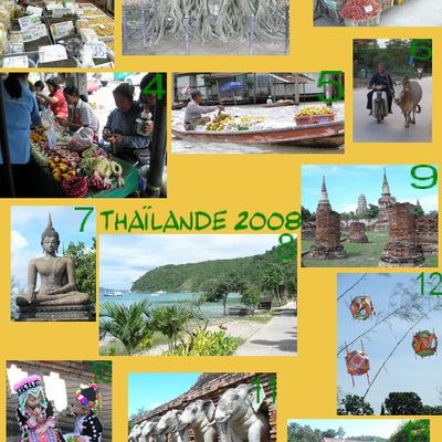 La Thaïlande en mosaïque...