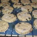 Scones aux fruits secs 