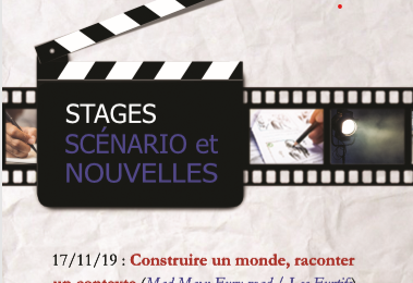 Stage scénario/nouvelles: Construire un monde, raconter un contexte, 17 novembre
