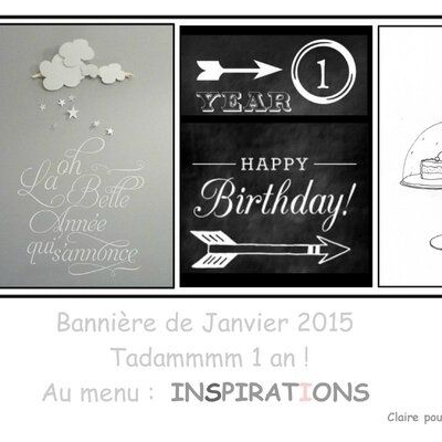 Nouvelle année, nouveaux projets mais la bannière pour commencer !