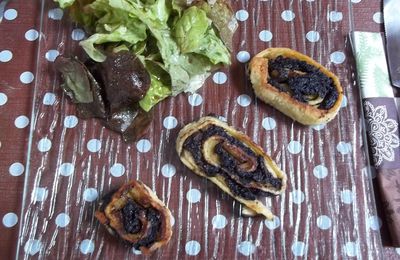 Fleischschnaka au boudin noir et aux pommes