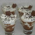 Verrines Mars et chantilly