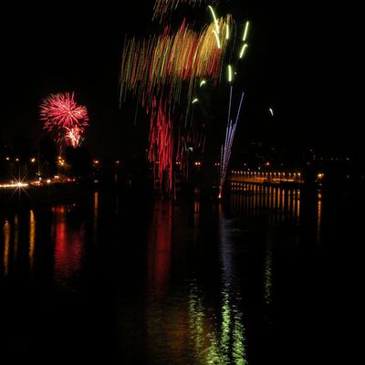 Feu d'artifice du 13 juillet à Levallois-Perret