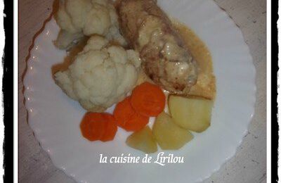  Paupiettes de volaille farcies aux légumes et Cantal