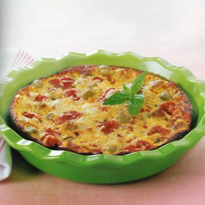 Clafoutis de thon arlequin