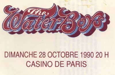 The Waterboys - Dimanche 28 Octobre 1990 - Casino de Paris