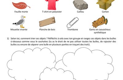 Activité n° 1 : Trions les déchets (activité en groupe + carte mentale + A retenir + exercices)