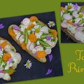 Tartine printanière