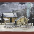 ferme en hiver