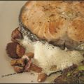 SAUMON AUX GIROLLES