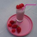 Milk shake lait et fraise tagada