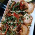 Gambas sauce vierge