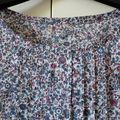 Blouse à plis en Liberty