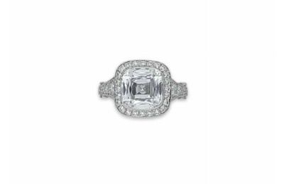 A diamond ring, by Tiffany & Co.