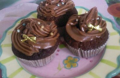 cupcakes chocolat pralinoise