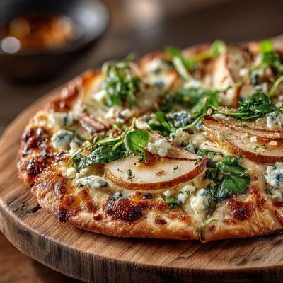 Ma Pizza Poire, Fourme d'Ambert et Épinards : L'association sucrée-salée qui va vous bluffer !