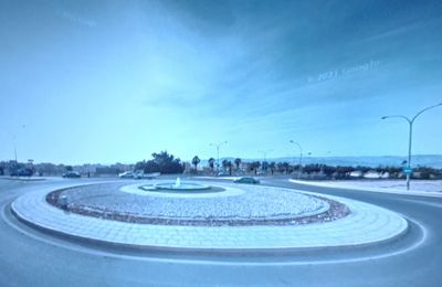 Rond-point à Aqaba (Israël)